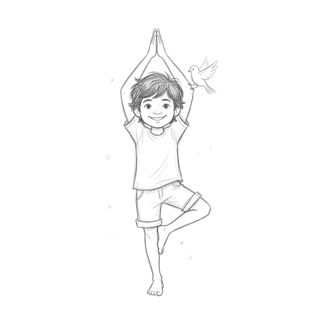 Yog-Asana illustration